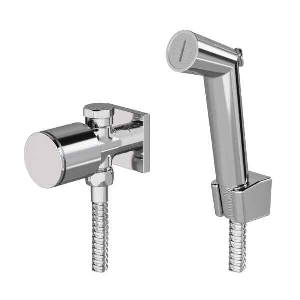 Ducha Higiênica Fani Com Derivação Gatilho Abs e Flexivel De Metal Elo 480