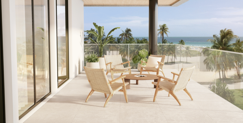 PORCELANATO PORTOBELLO HIT CAMEL 210207E 90X90 NATURAL RETIFICADO - Imagem 4