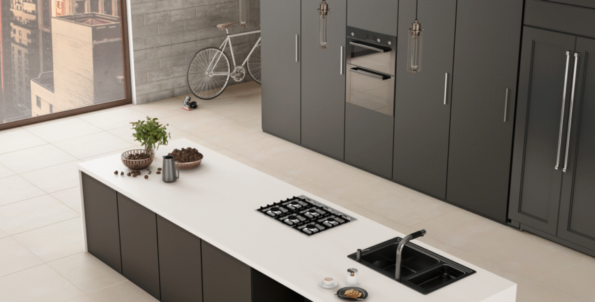 PORCELANATO PORTOBELLO HIT CAMEL 210207E 90X90 NATURAL RETIFICADO - Imagem 5