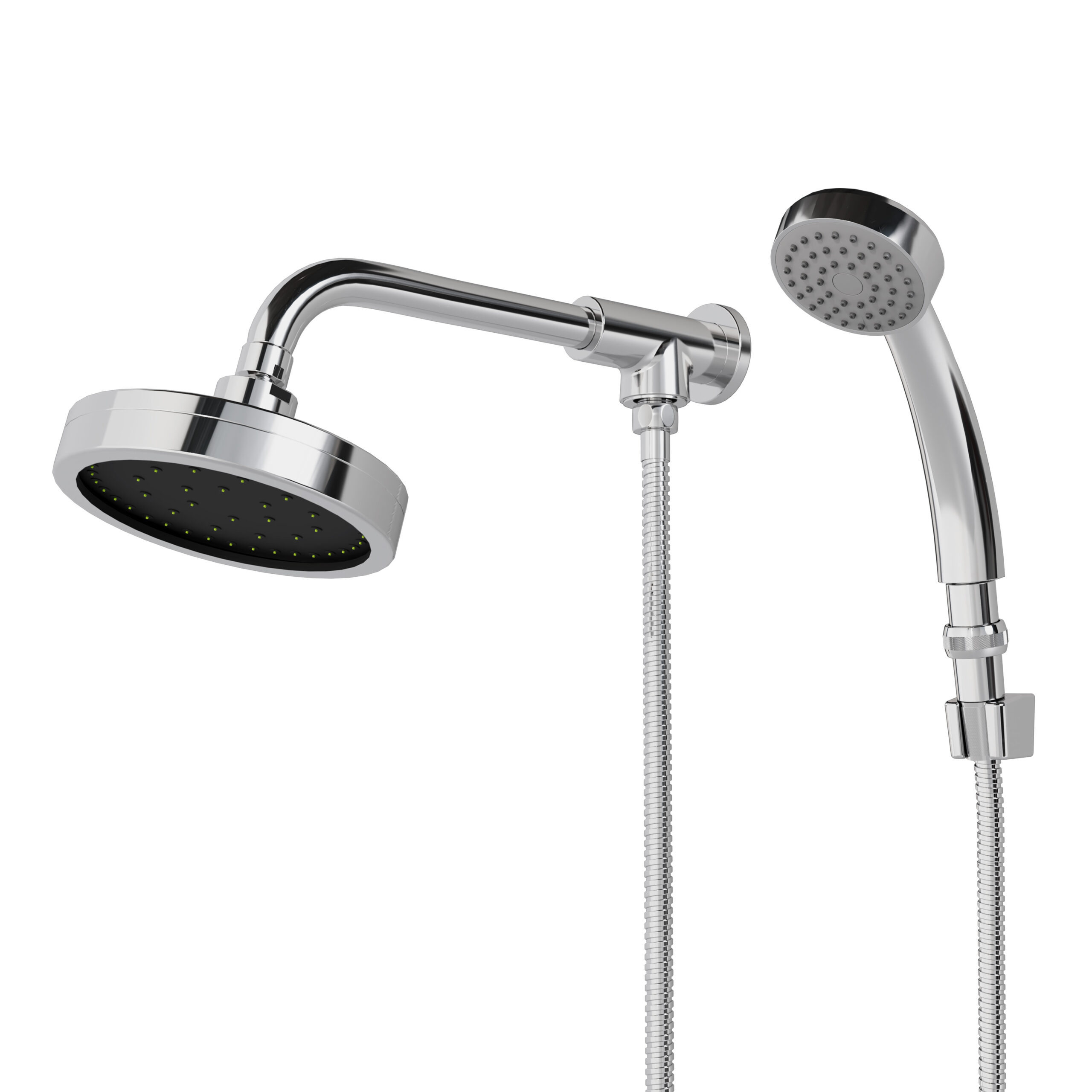 Chuveiro Articulado de Parede Fani Autolimpante com Desviador 500