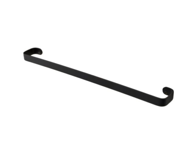 Porta-Toalha Longo Soft SKU 4400 BK195 PRETO FOSCO